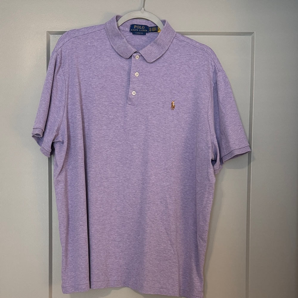 Polo by Ralph Lauren Lavender Men's Polo Shirt